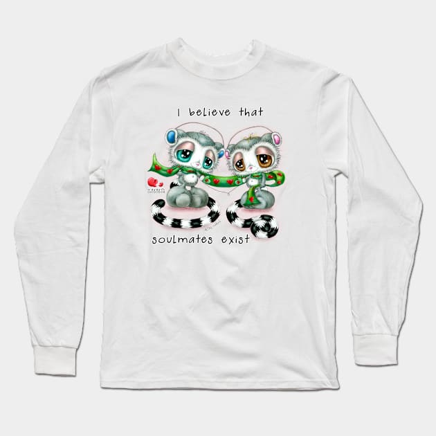 I believe that soulmates exist Long Sleeve T-Shirt by KiN WAW